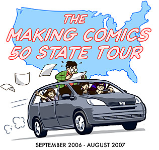 Making Comics 50 State Tour