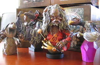 Dark Crystal statues
